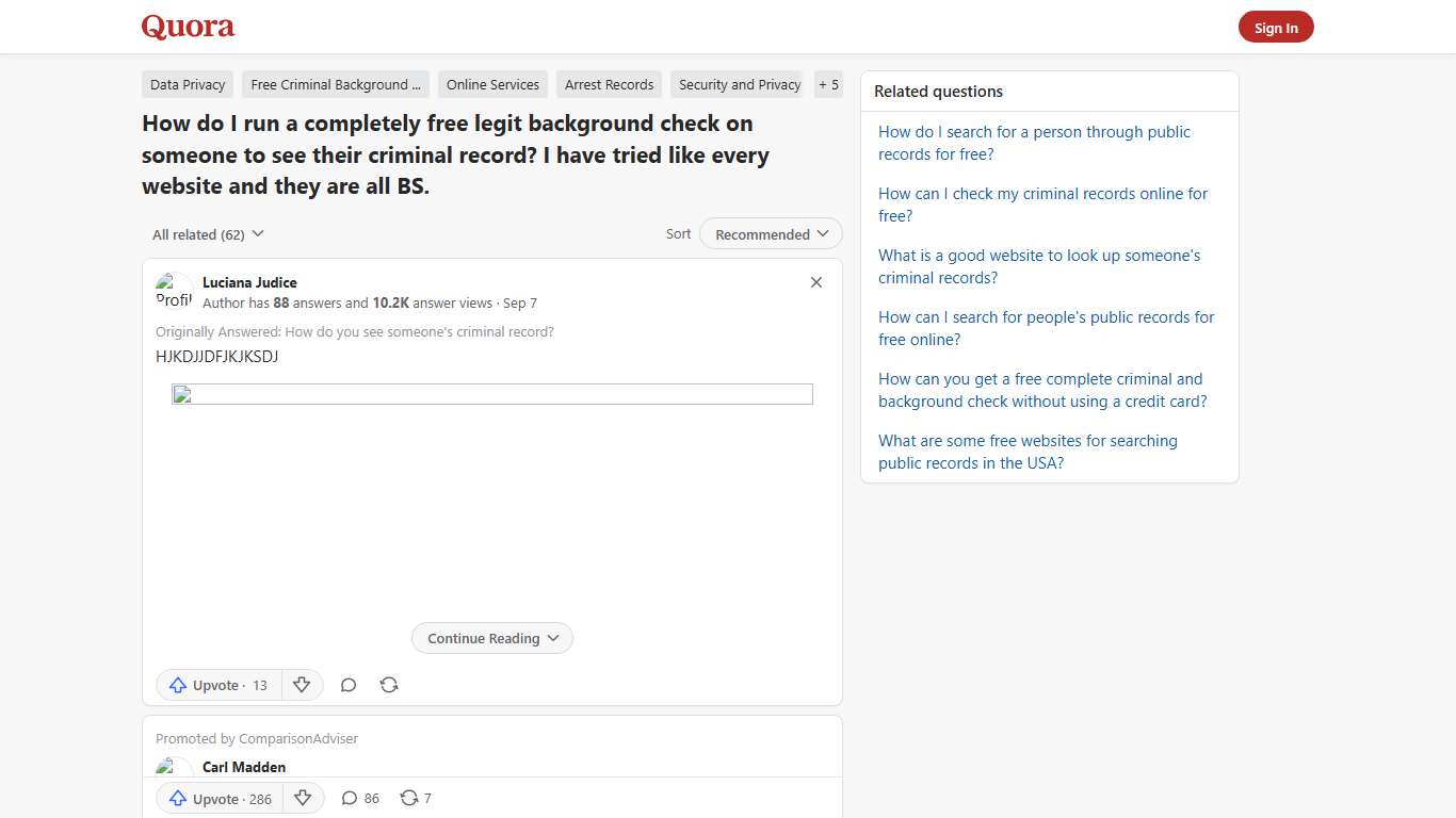 How to run a completely free legit background check on someone to see their criminal record - Quora